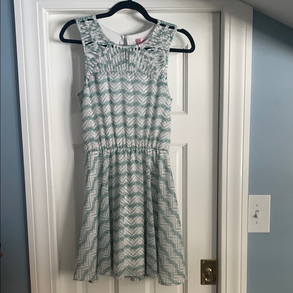 Candie's Green Sleeveless Kids Dress